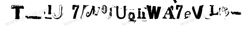  T_IJ 7MoUqhWA7eVLt字体转换